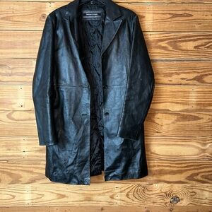 Micheal Michelle leather coat